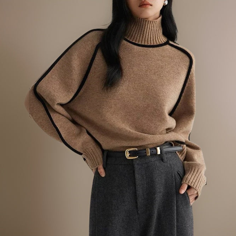 Suéter de Cuello Alto para Mujer Heidi
