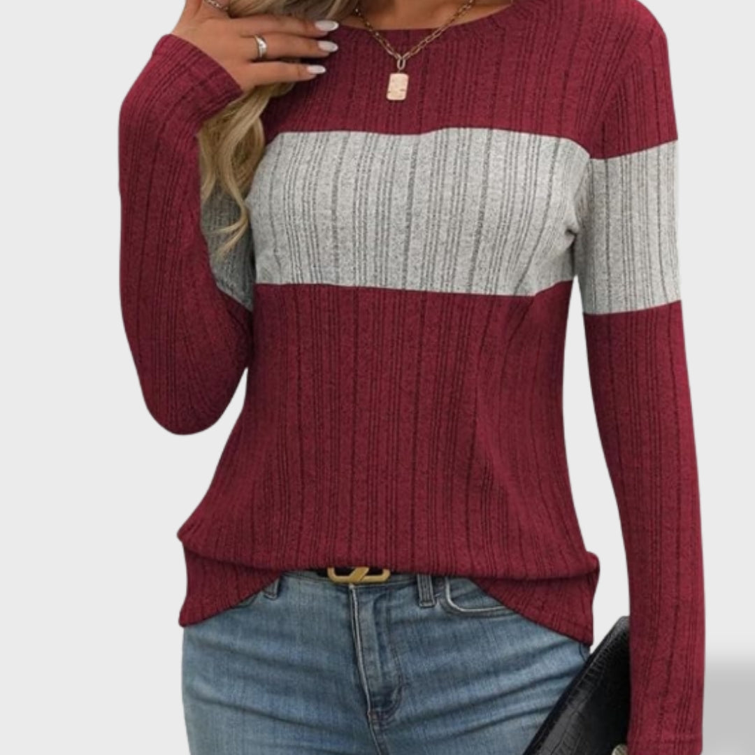 Suéter Casual de Punto para Mujer Jade