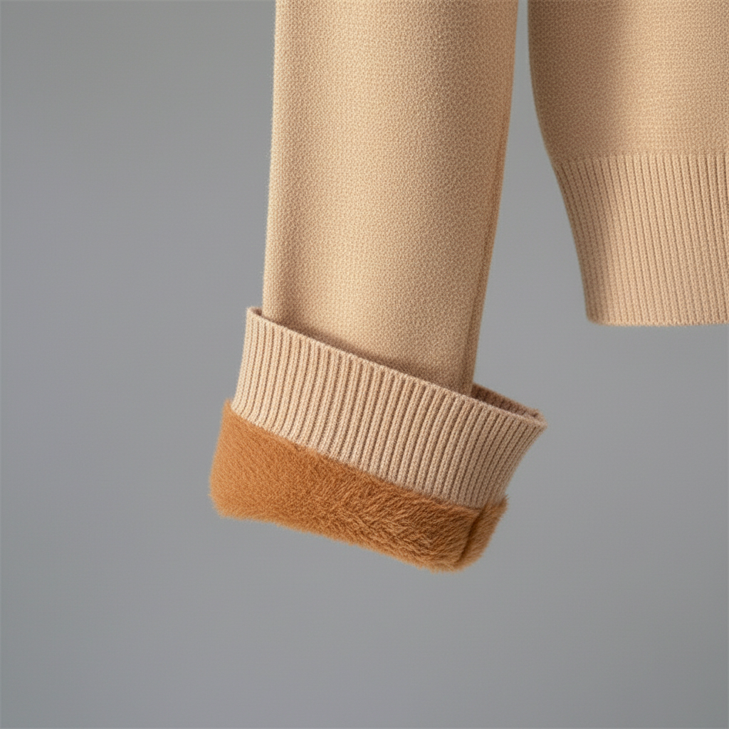 Suéter de cuello alto polar para mujer Karen