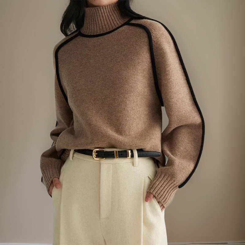 Suéter de Cuello Alto para Mujer Heidi
