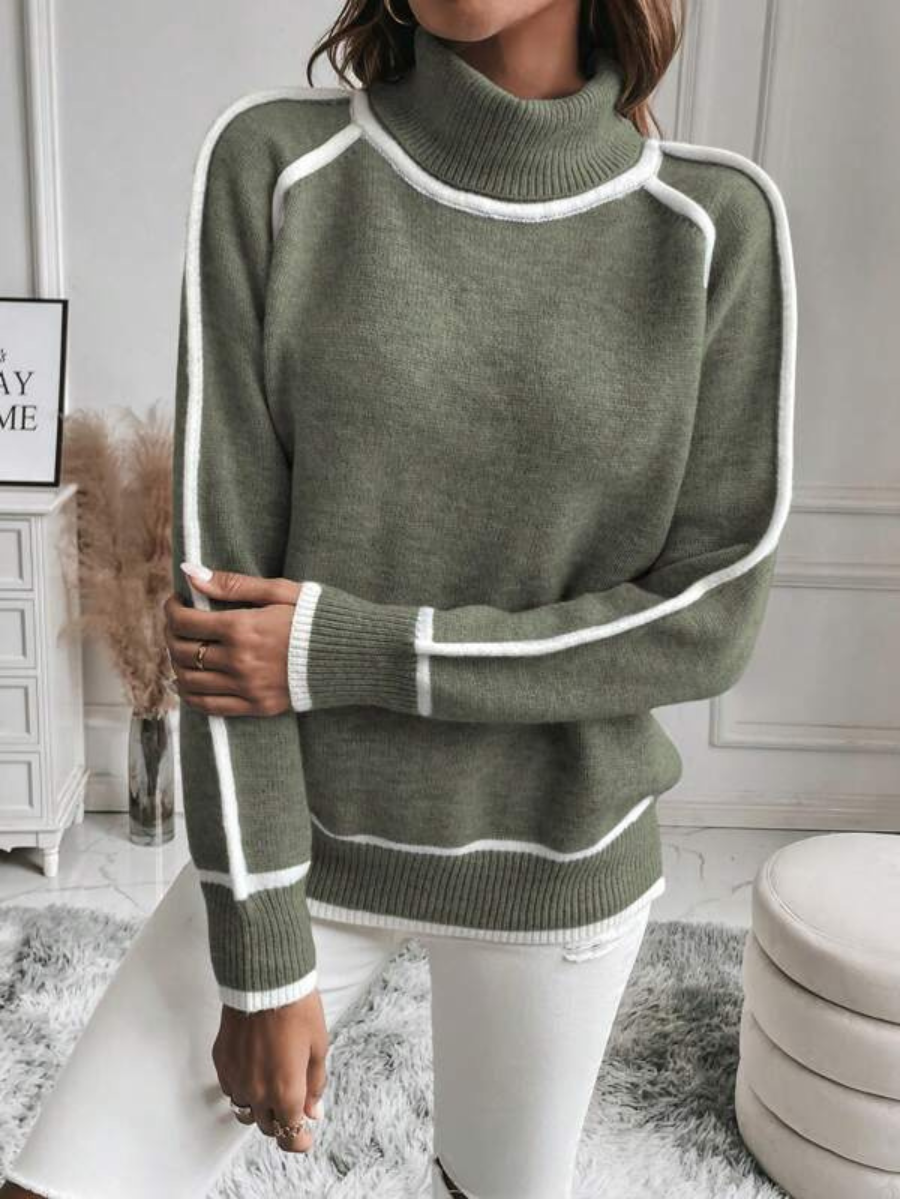 Suéter de Cuello Alto para Mujer Stella