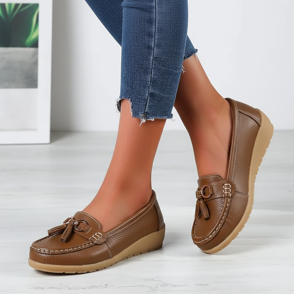 Mocasín Ortopédico de Piel - Mary