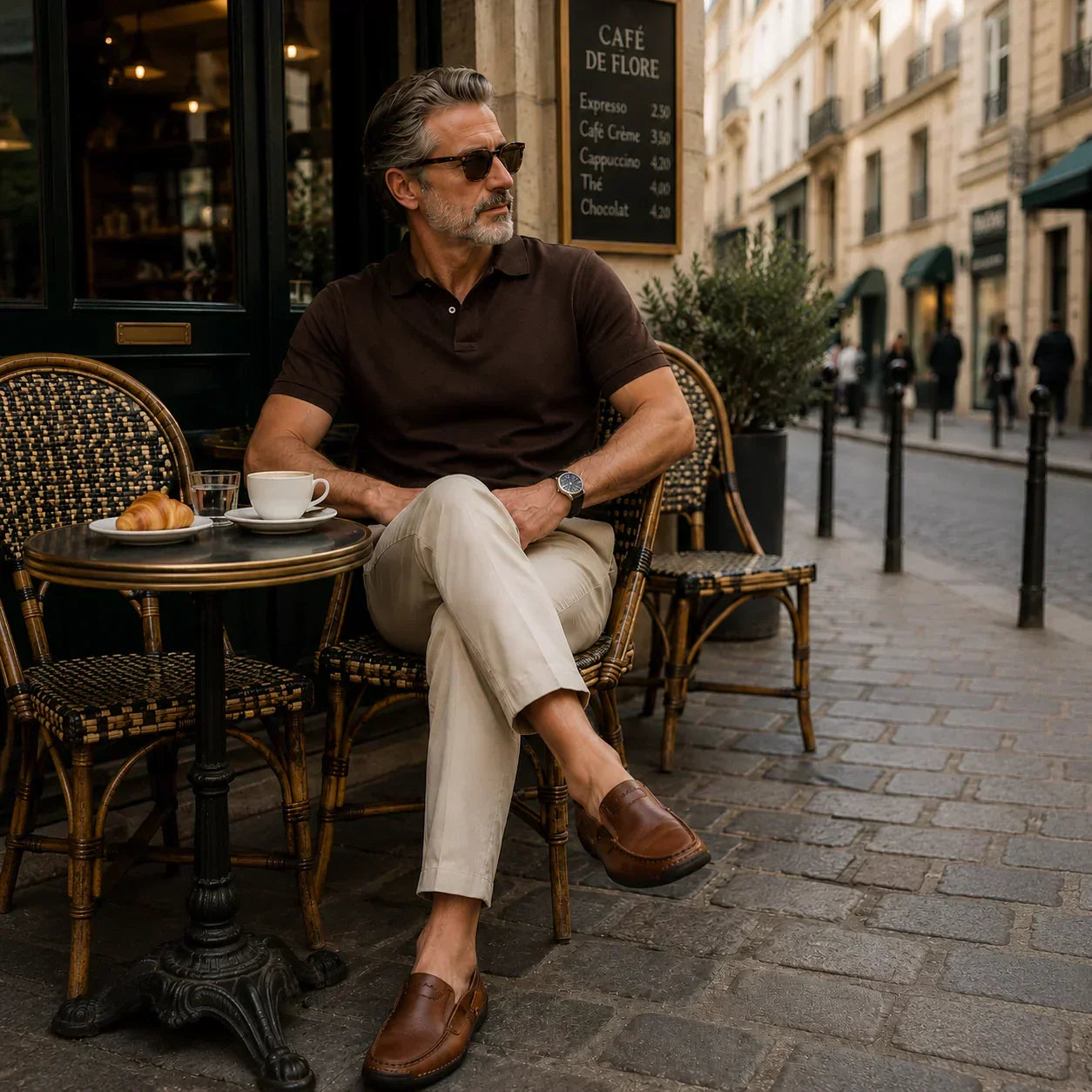 Mocasines de piel sin agujetas para hombre – SoftStep