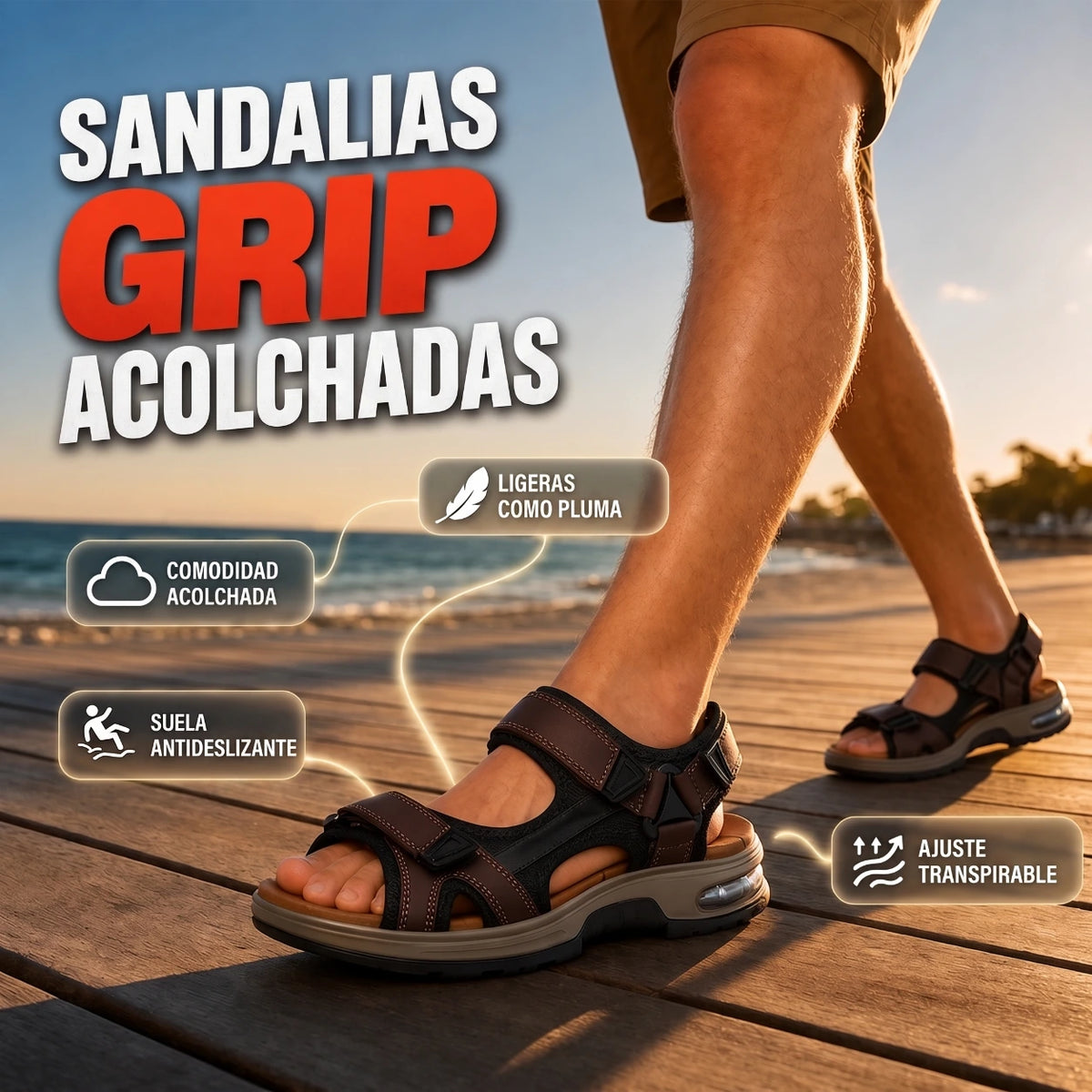 Sandalias deportivas Air Cushion para hombre