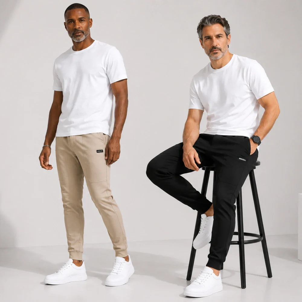 Pantalón Cargo Elástico para Hombre - Matteo | Compra 1, Llévate 1 GRATIS