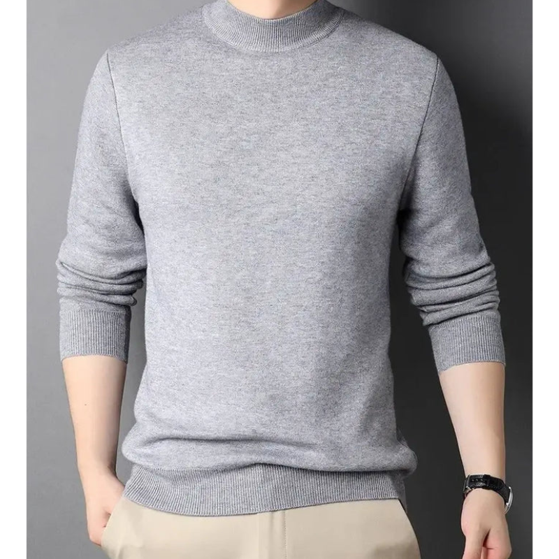 Suéter de Cachemira de Cuello Alto para Hombre – Damien
