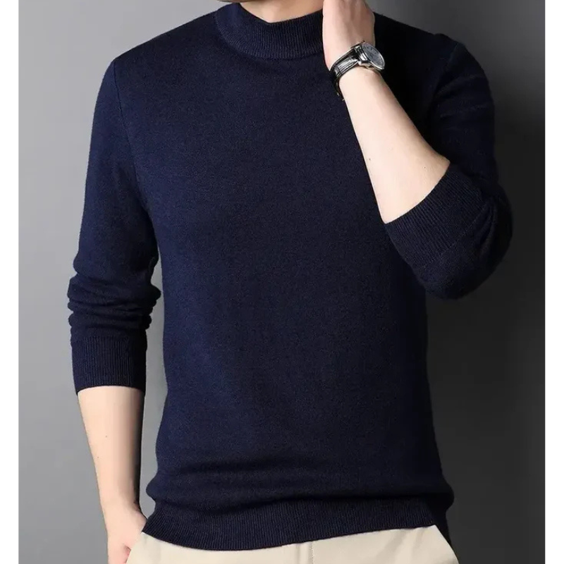 Suéter de Cachemira de Cuello Alto para Hombre – Damien
