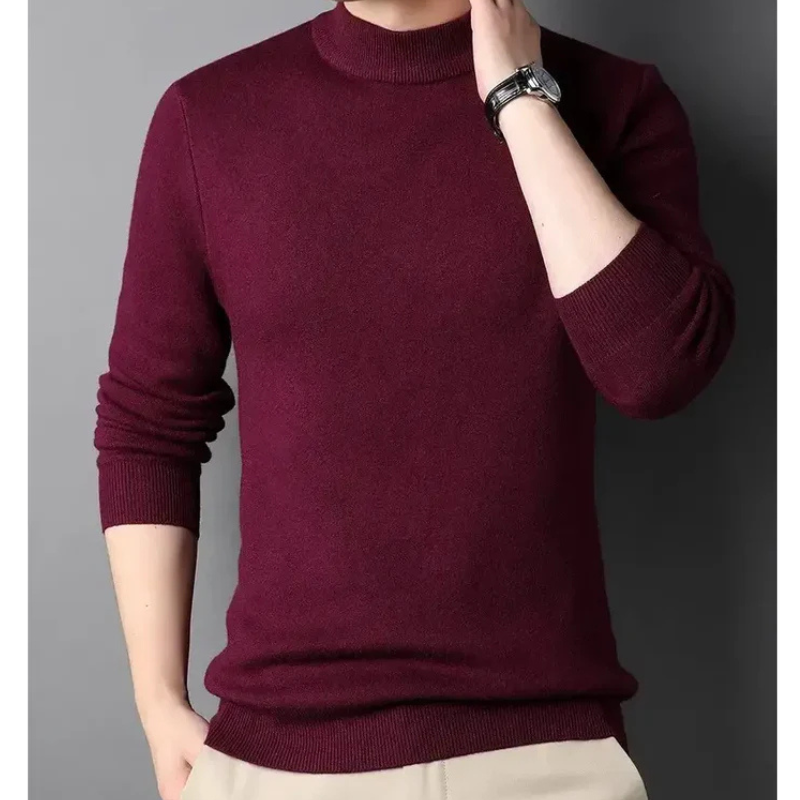 Suéter de Cachemira de Cuello Alto para Hombre – Damien