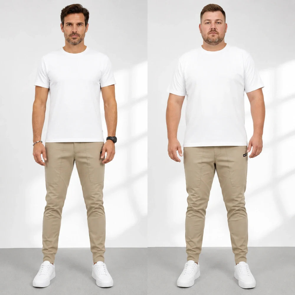 Pantalón Cargo Elástico para Hombre - Matteo | Compra 1, Llévate 1 GRATIS