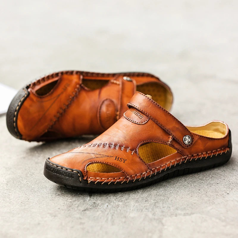 Sandalias ortopédicas de piel – Jones