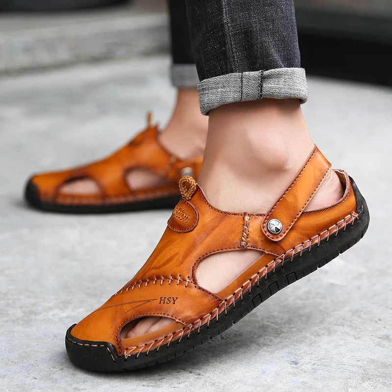 Sandalias ortopédicas de piel – Jones
