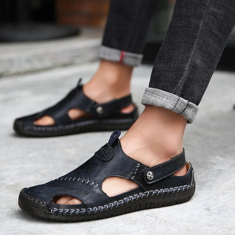 Sandalias ortopédicas de piel – Jones