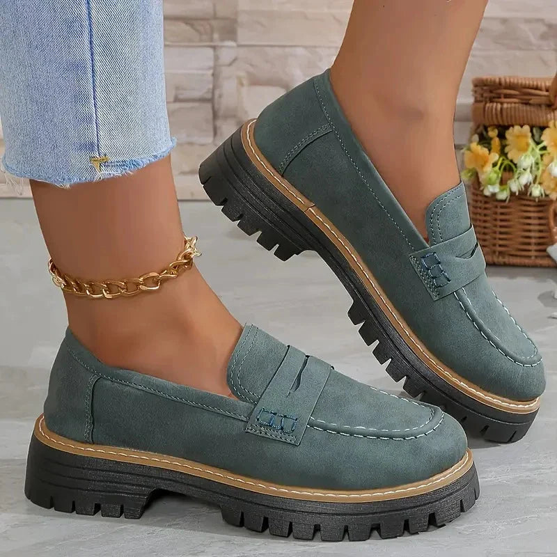 Mocasines para Mujer con Suela Dentada - Chloé