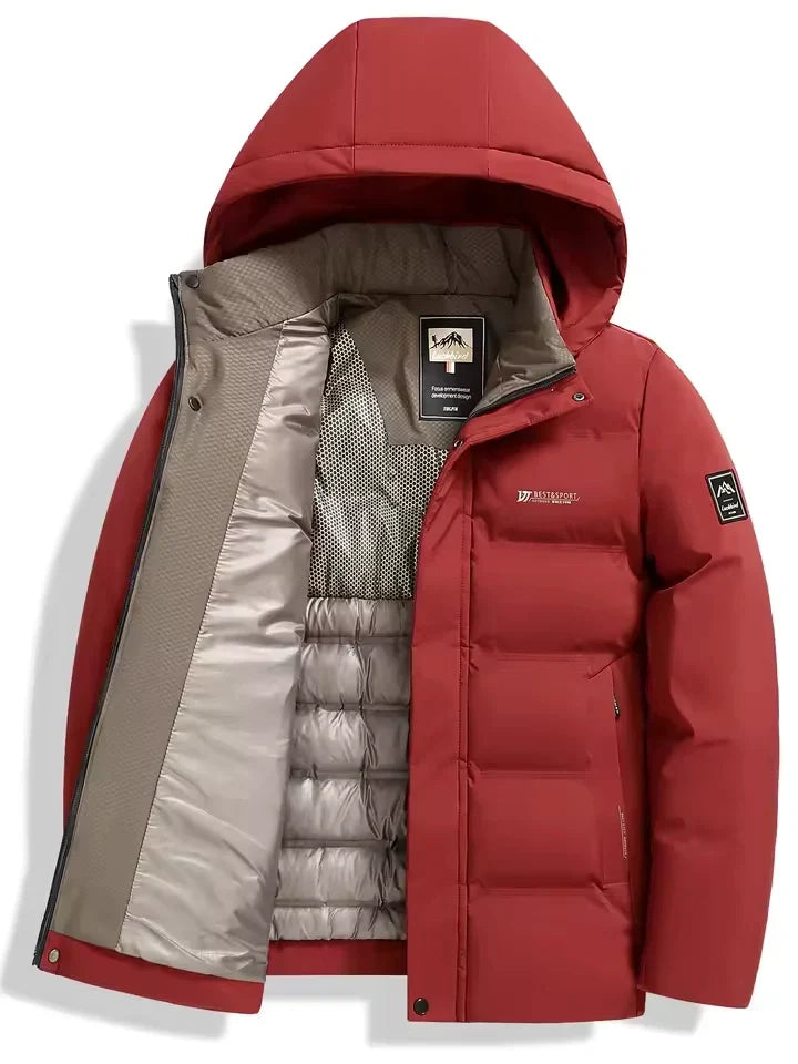 Chamarra acolchada de invierno con capucha - Summit