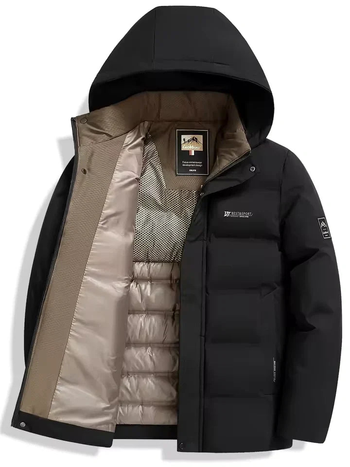 Chamarra acolchada de invierno con capucha - Summit