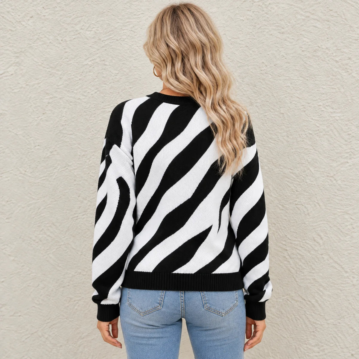 Suéter Abstracto Chic para Mujer Camille