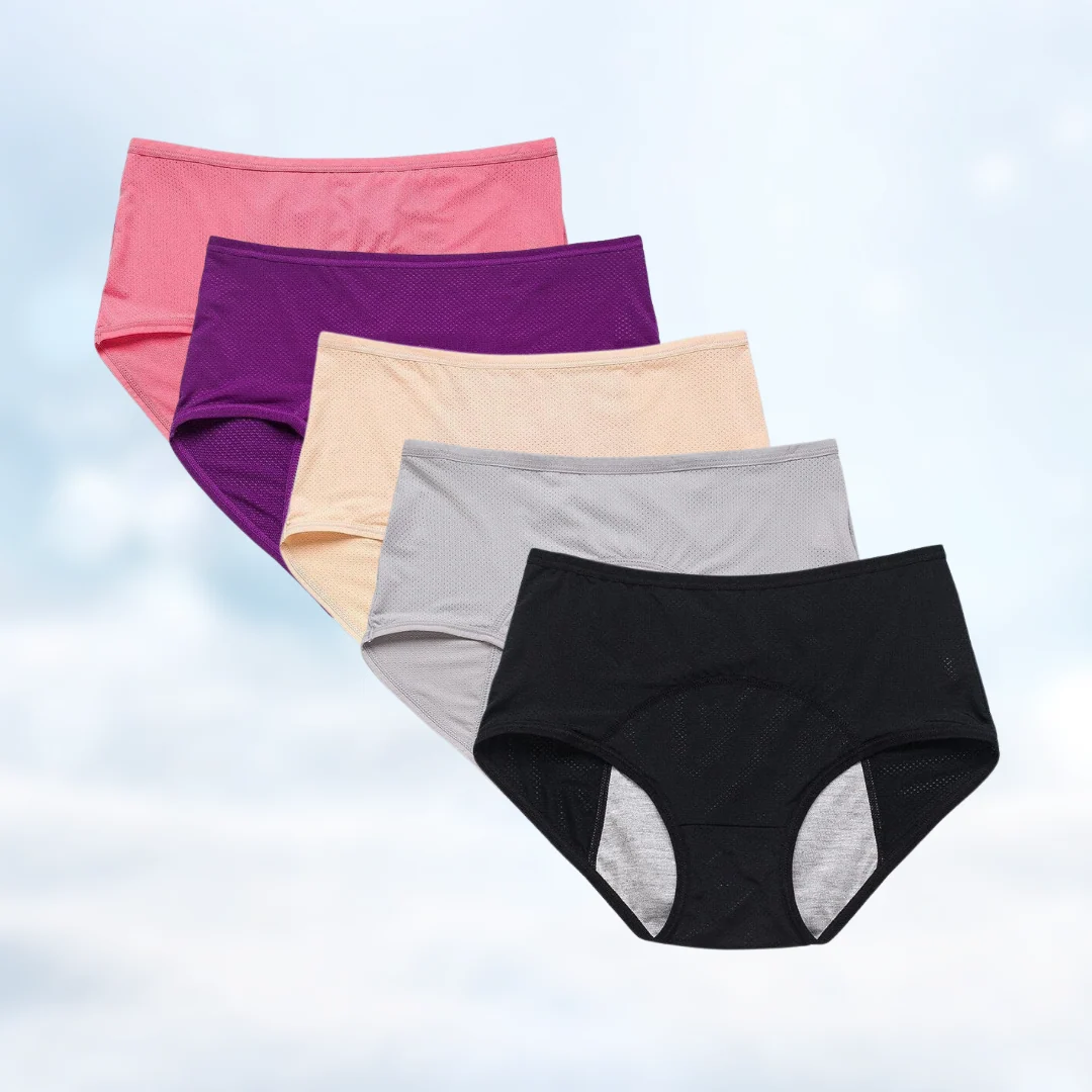 VitalDry | Ropa interior sin fugas (5 piezas)