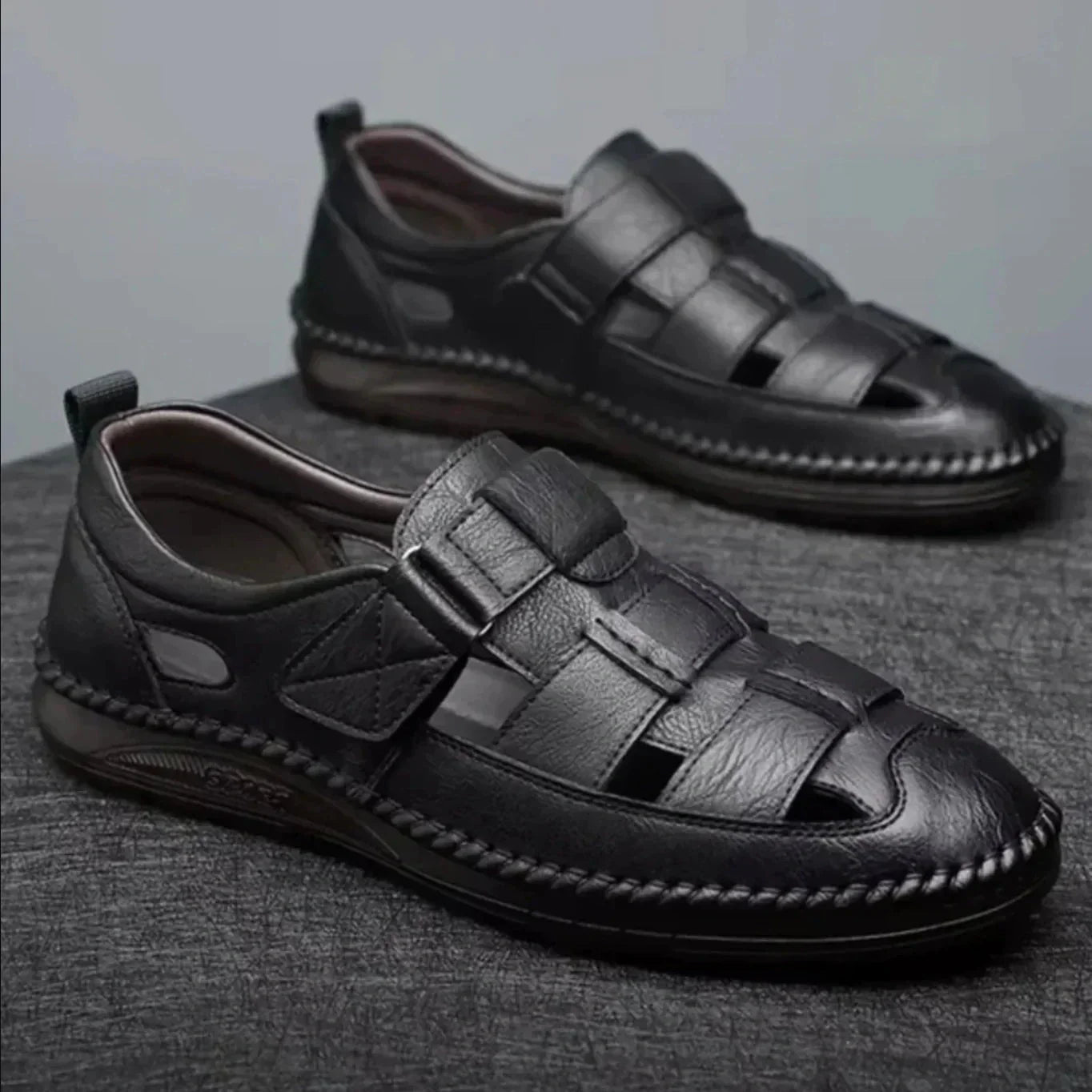 Sandalias ortopédicas de piel – Santorin