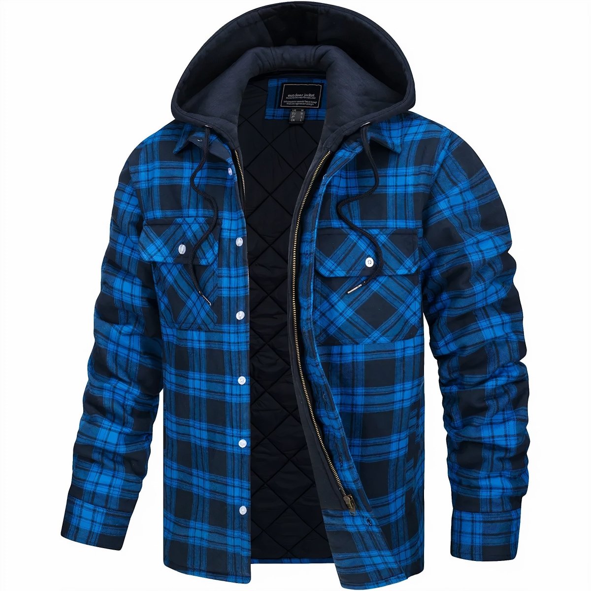 Chamarra con Capucha de Franela para Hombre Logan