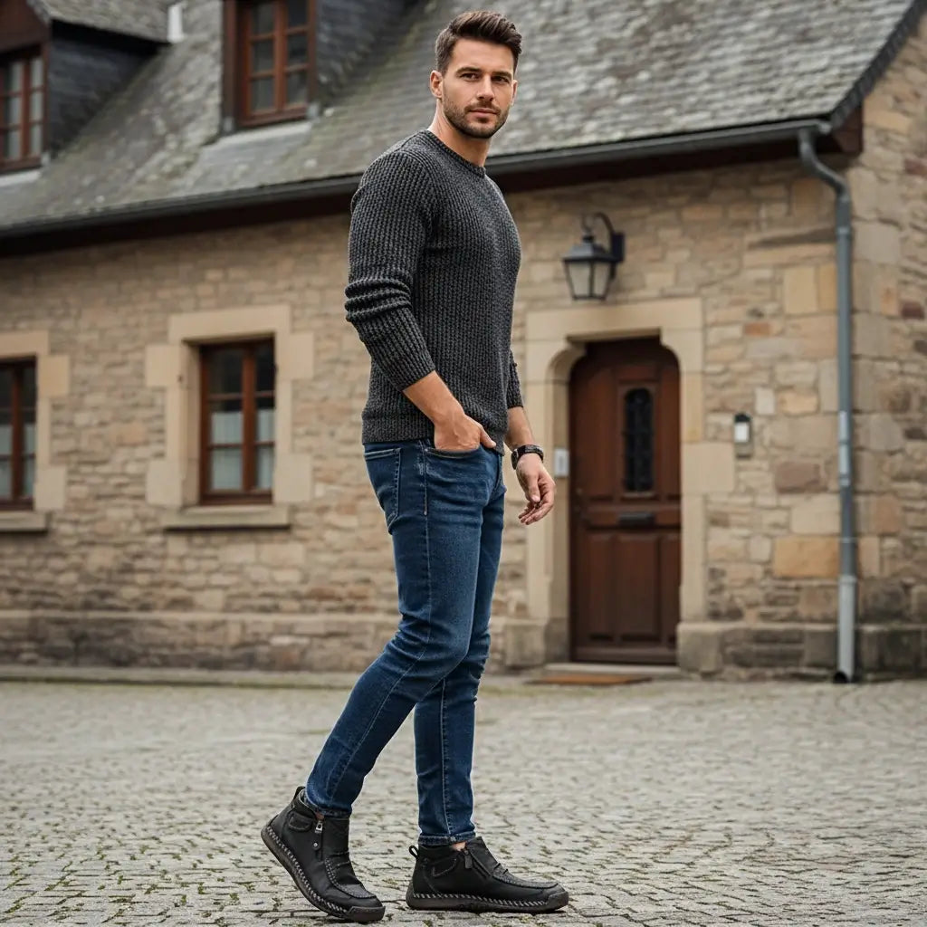 Davos | Botas de Piel Hechas a Mano – Confort y Durabilidad