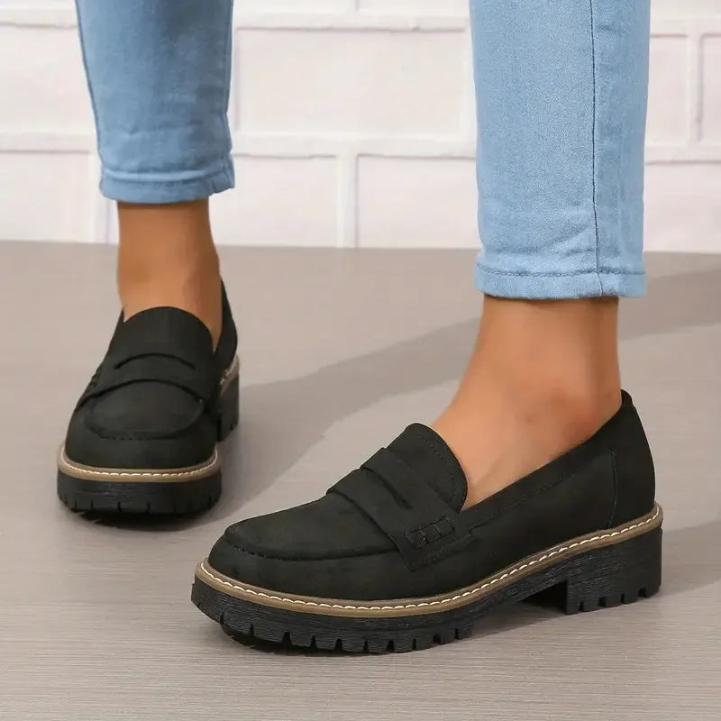 Mocasines para Mujer con Suela Dentada - Chloé