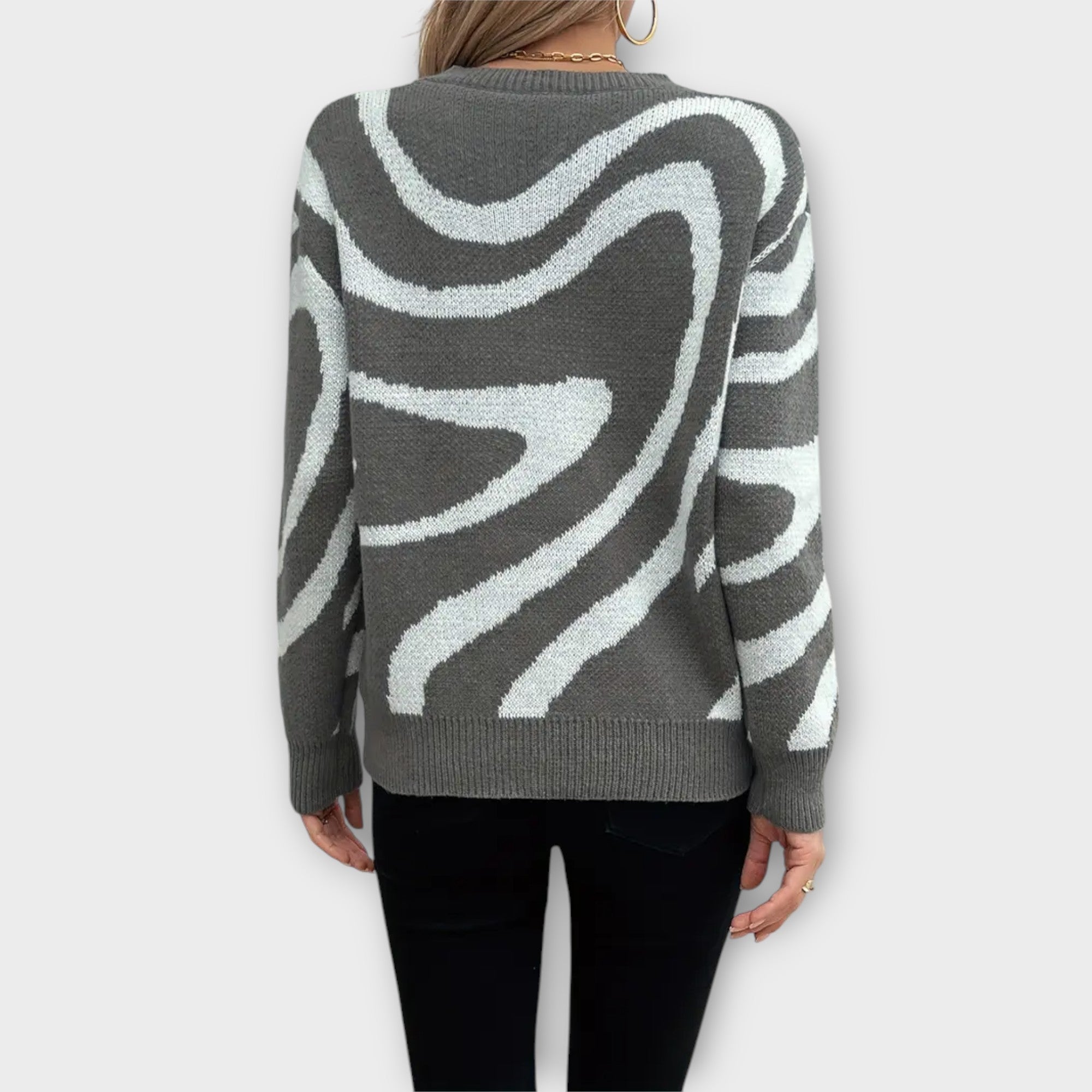 Suéter Abstracto Chic para Mujer Camille