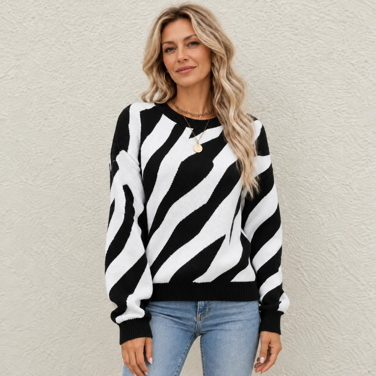 Suéter Abstracto Chic para Mujer Camille