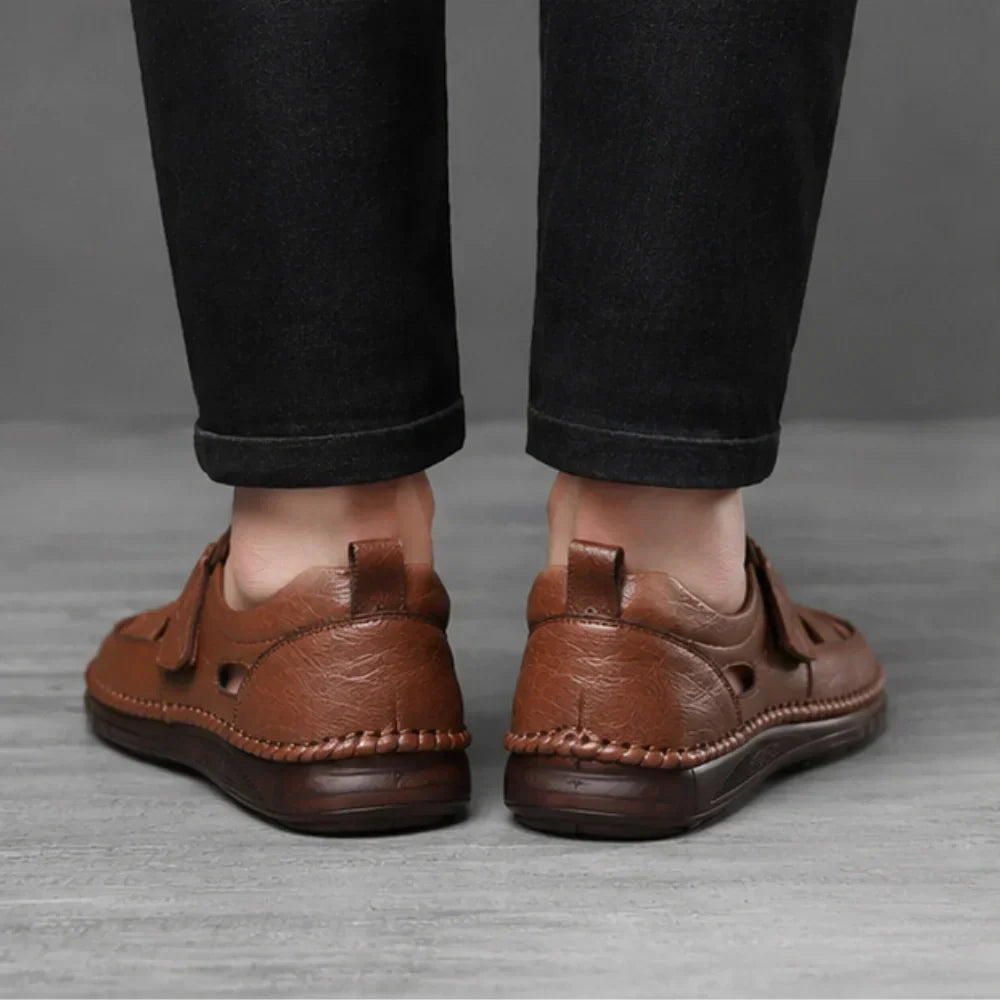 Sandalias ortopédicas de piel – Santorin