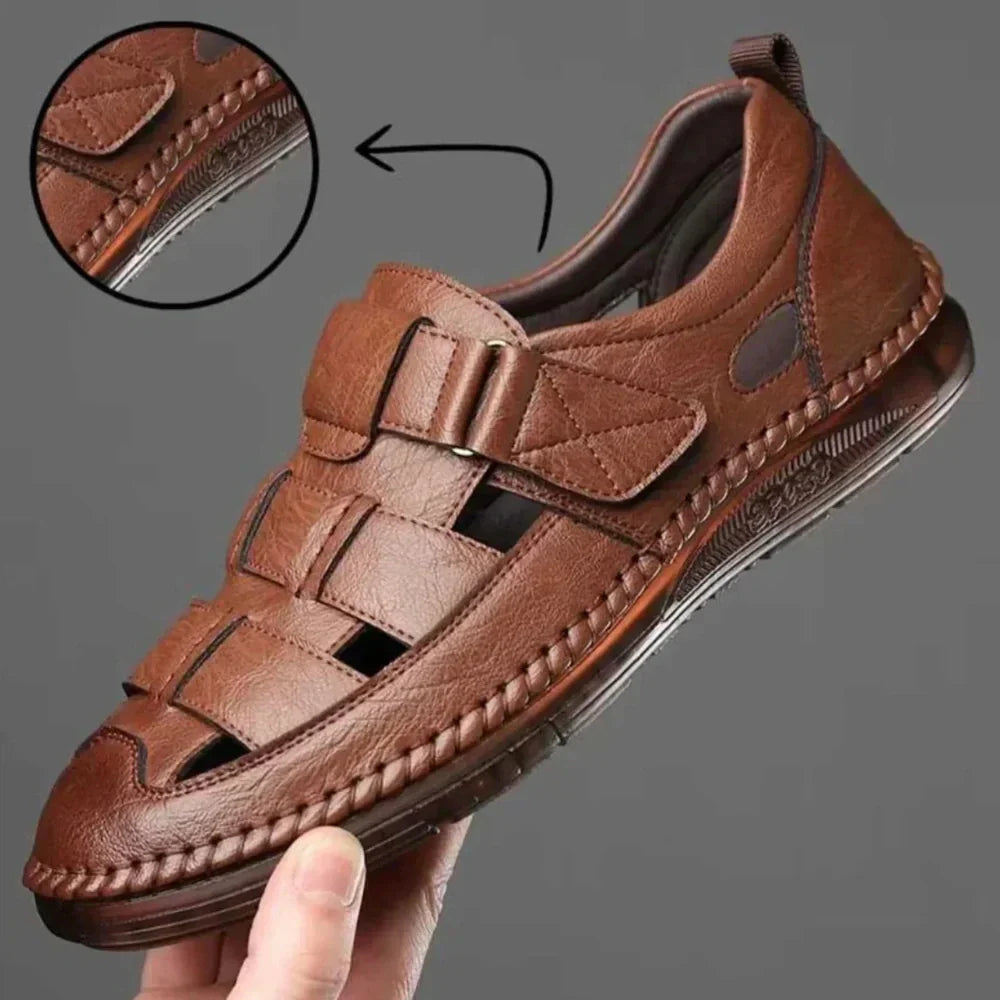 Sandalias ortopédicas de piel – Santorin