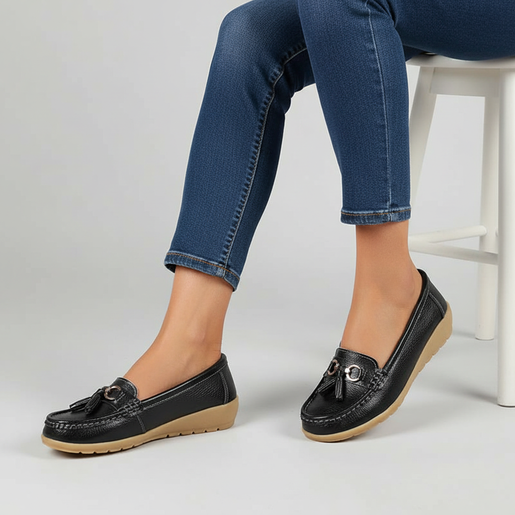 Mocasín Ortopédico de Piel - Mary
