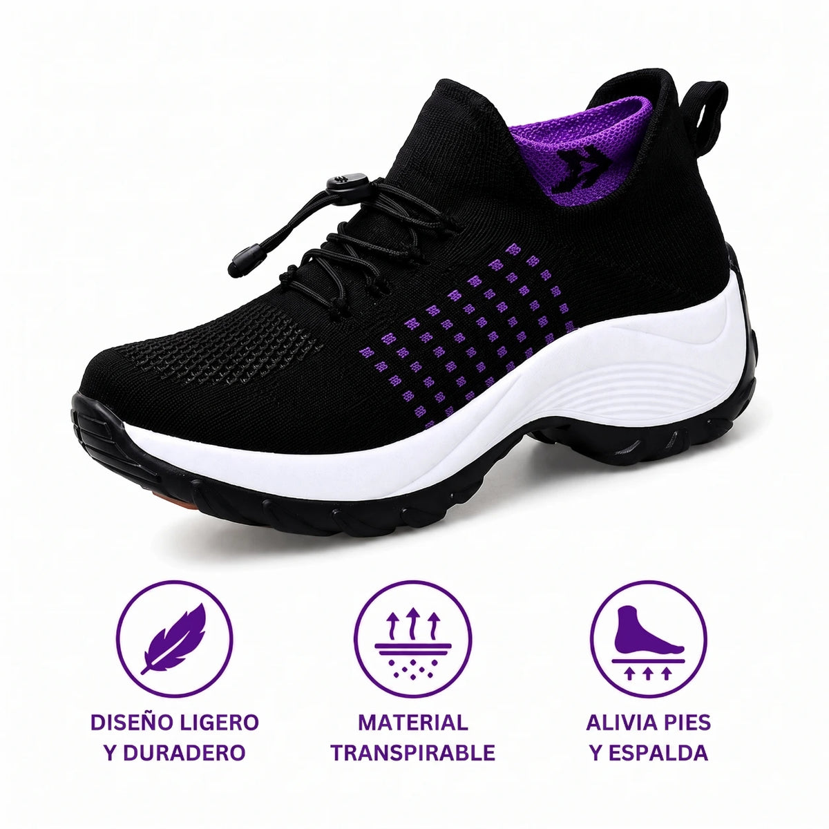 OrthoShift™ – Tenis para turnos de 12 horas que alivian el dolor de pies, rodillas y espalda