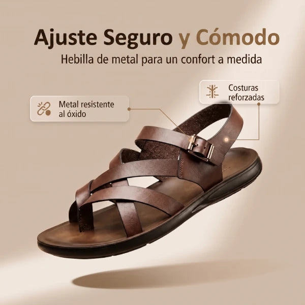 Roman | Sandalias para Hombre – Casuales, Suela Suave y Perfectas para la Playa