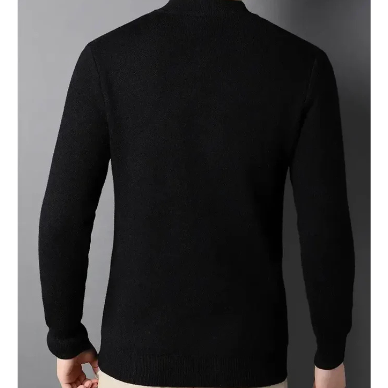 Suéter de Cachemira de Cuello Alto para Hombre – Damien