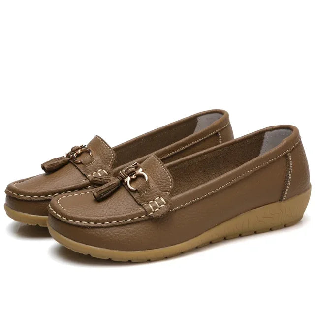 Mocasín Ortopédico de Piel - Mary