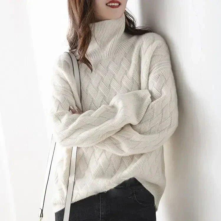 Suéter de Cuello Alto para Mujer Gabrielle