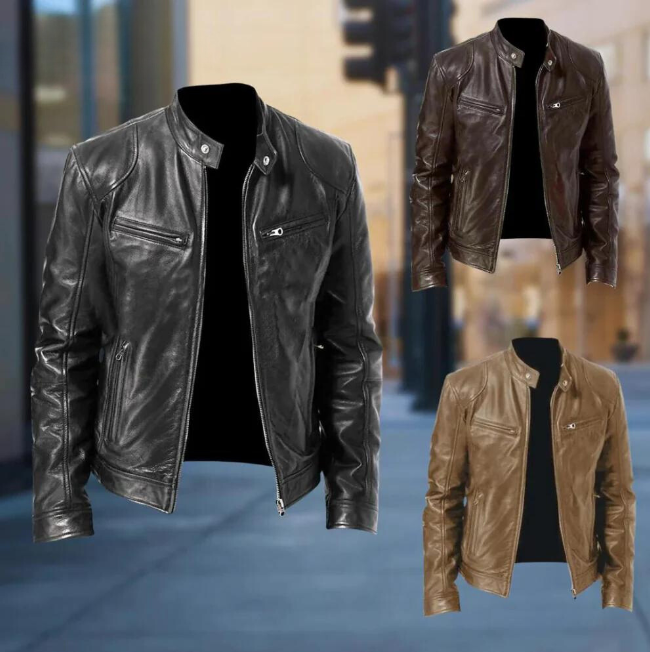 Chamarra de Piel para Hombre Adrian