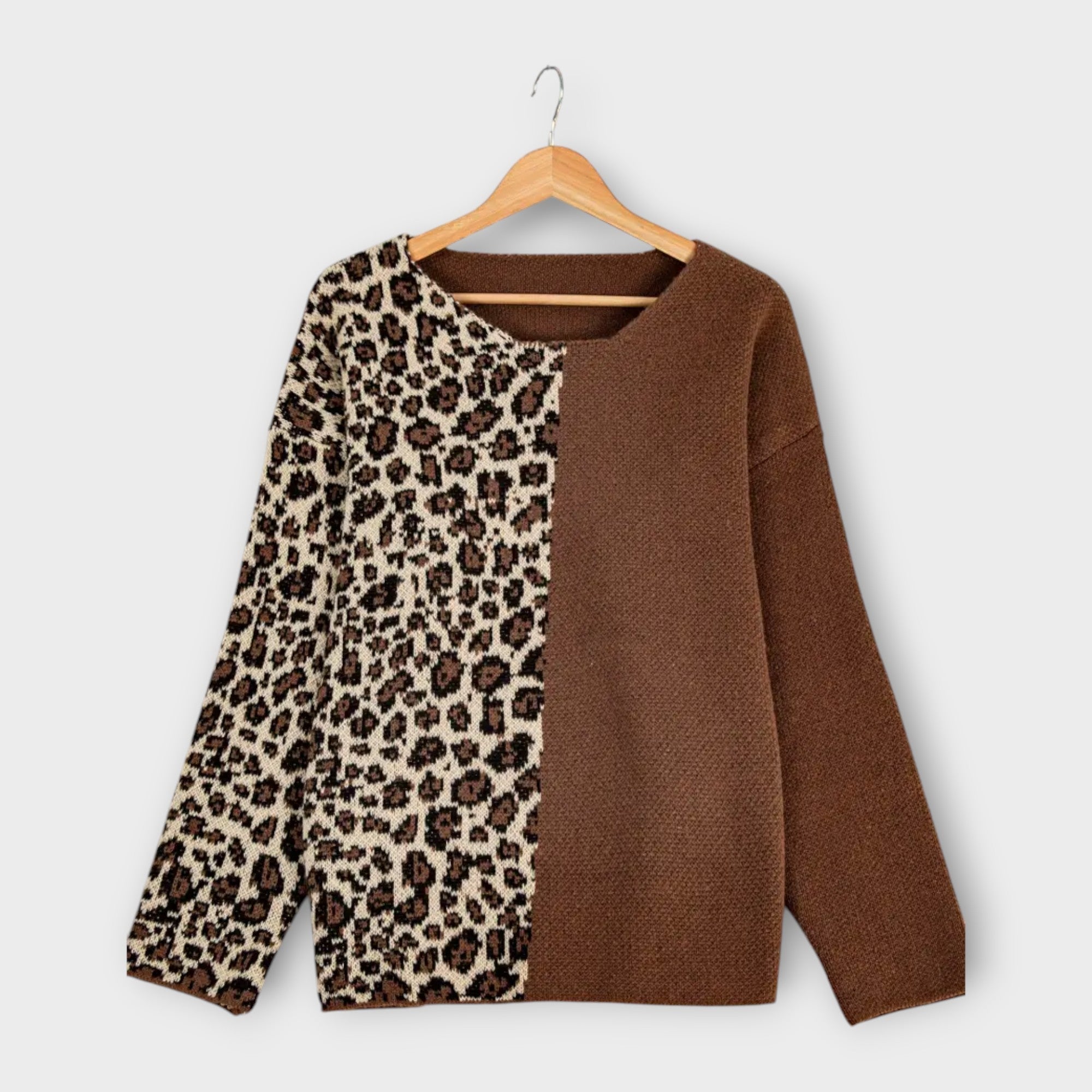 Suéter Leopardo Chic para Mujer Isabella
