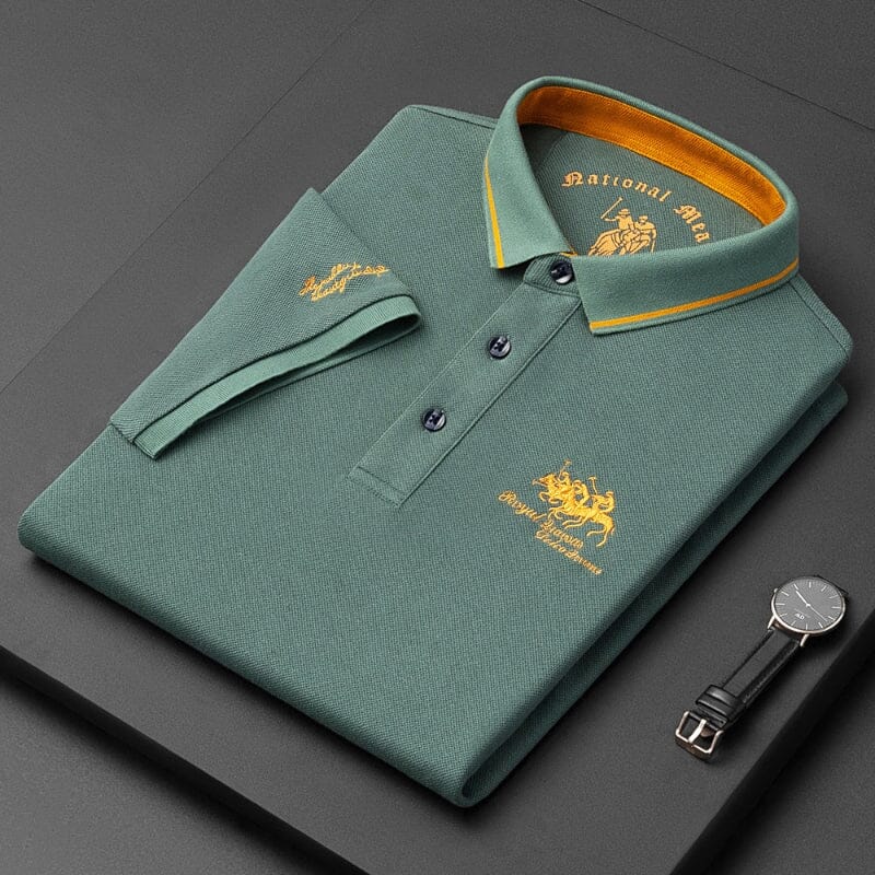 Camisa Polo para Hombre Royal Elegance Camisa Polo para Hombre Royal Elegance VINNCI Store Verde M