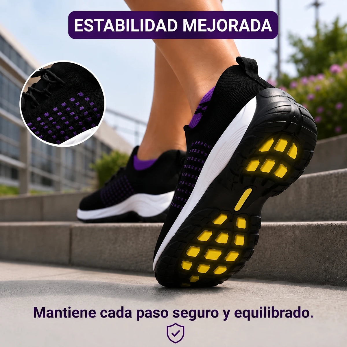OrthoShift™ – Tenis para turnos de 12 horas que alivian el dolor de pies, rodillas y espalda
