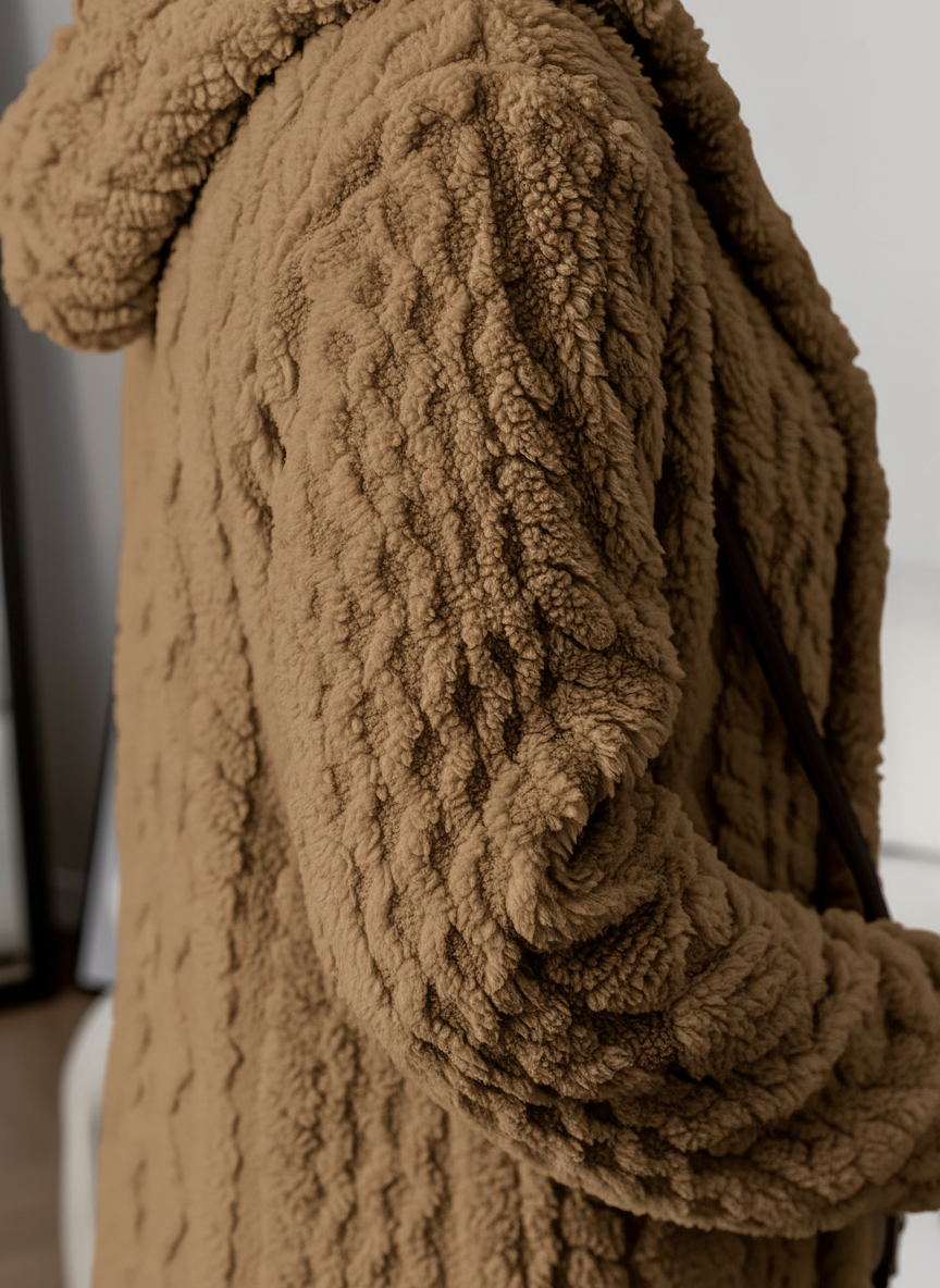 Cárdigan polar para mujer con capucha – Louise