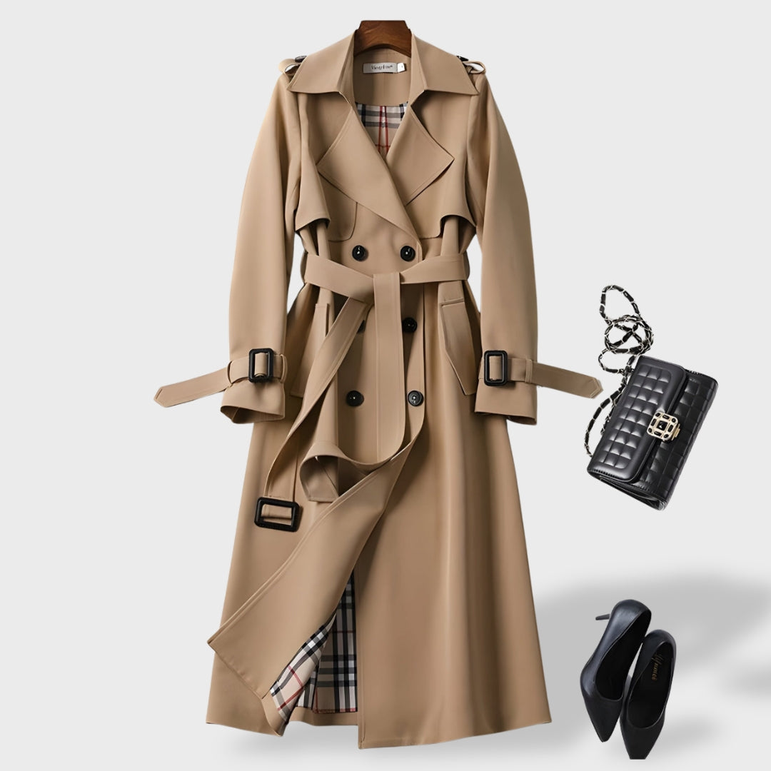 Gabardina Elegante para Mujer Clara