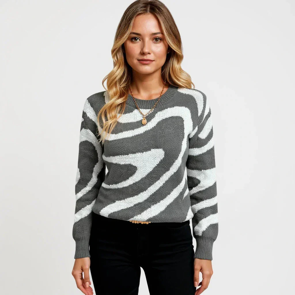 Suéter Abstracto Chic para Mujer Camille
