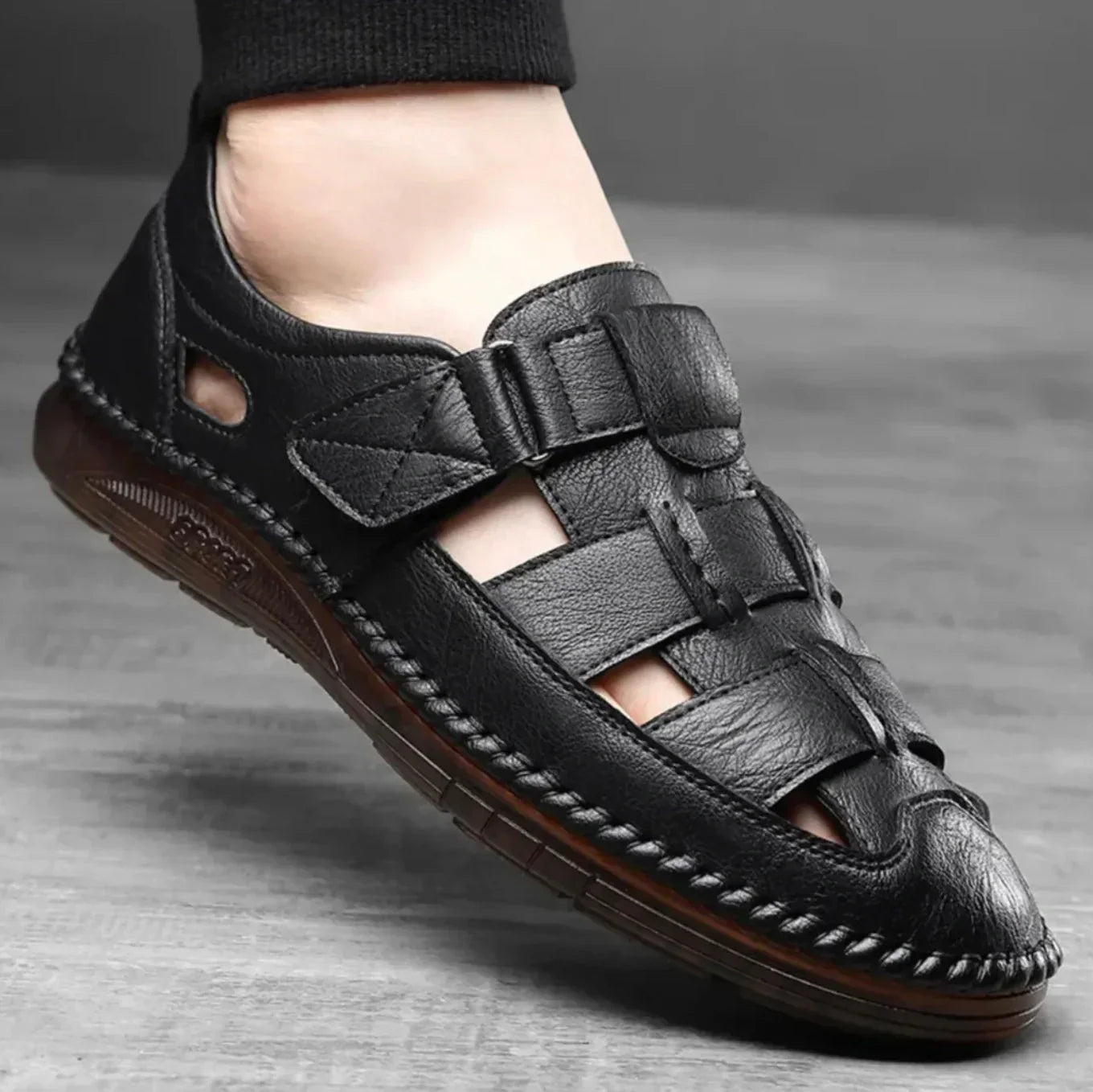Sandalias ortopédicas de piel – Santorin