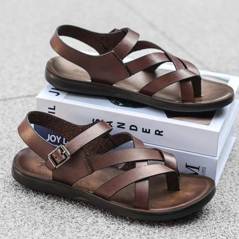 Roman | Sandalias para Hombre – Casuales, Suela Suave y Perfectas para la Playa