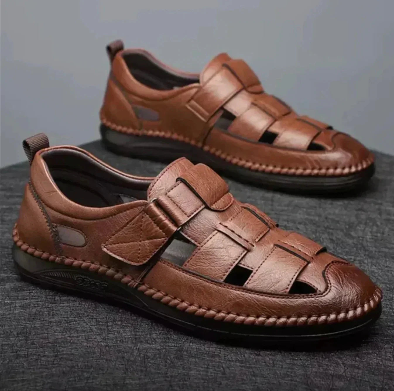 Sandalias ortopédicas de piel – Santorin