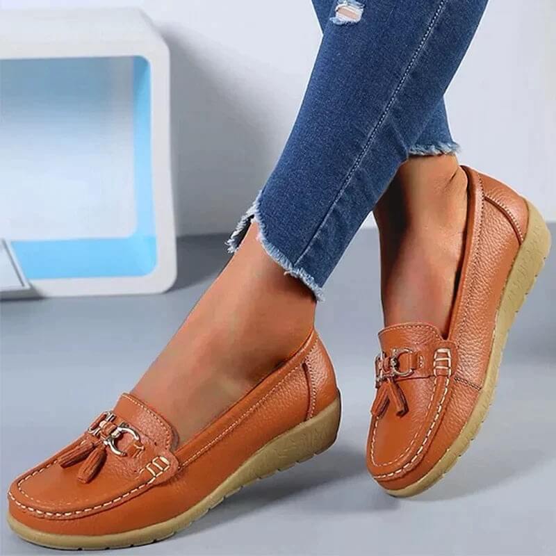 Mocasín Ortopédico de Piel - Mary