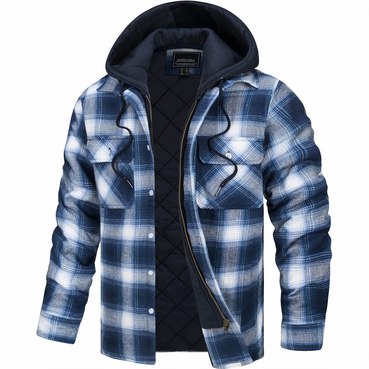 Chamarra con Capucha de Franela para Hombre Logan