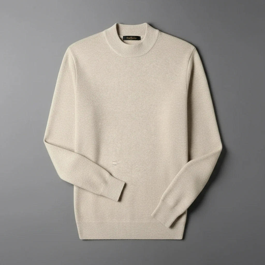 Suéter de Cachemira de Cuello Alto para Hombre – Damien