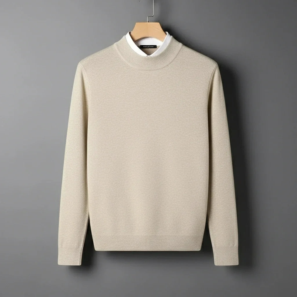 Suéter de Cachemira de Cuello Alto para Hombre – Damien